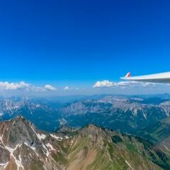 Flugwegposition um 10:52:43: Aufgenommen in der Nähe von Tragöß-Sankt Katharein, Österreich in 2393 Meter